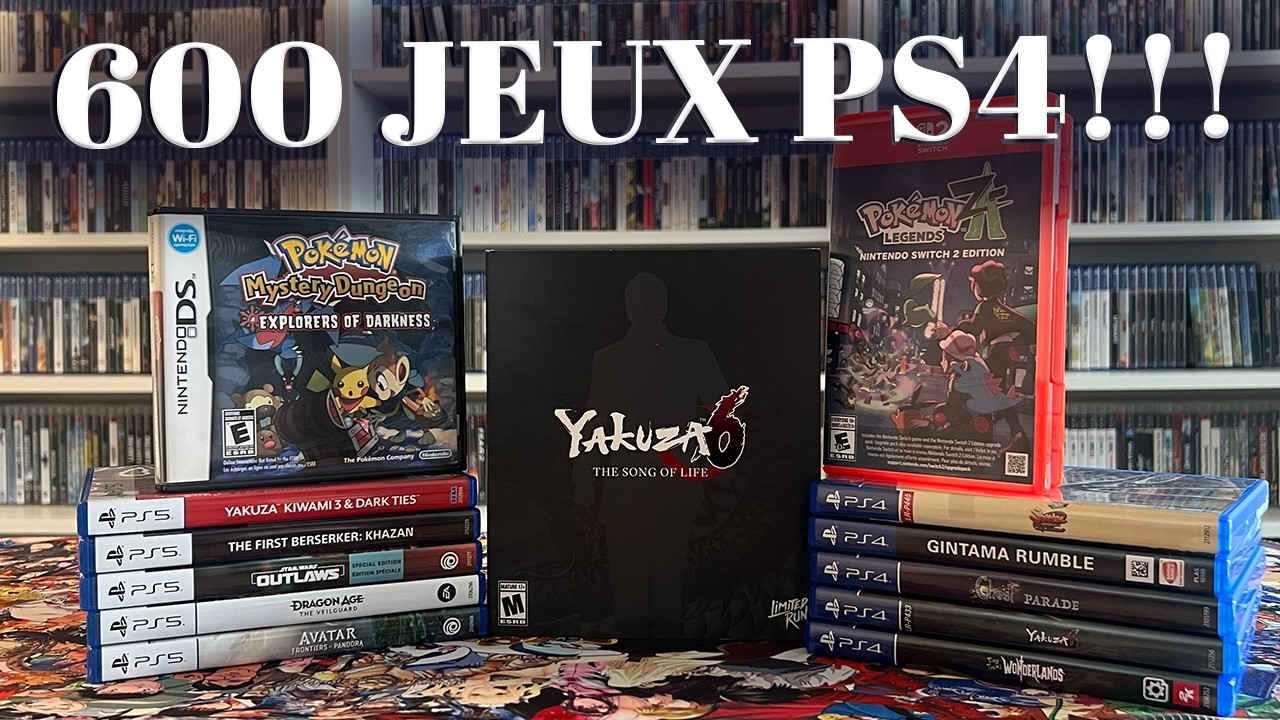 On a enfin atteint 600 JEUX PS4 - Pickup des derniers mois