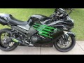 2013 KAWASAKI ZX14 NINJA. ZX14R. w/ BROCKS EXHAUST & SOUND - COLD START !