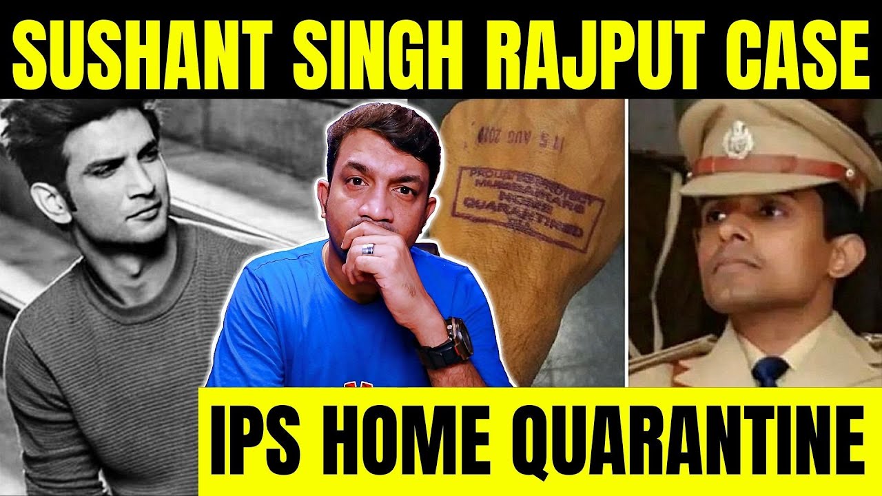 Sushant Singh Rajput Case: Bihar Police IPS Vinay Tiwari Home Quarantine | Tamil | Dubai Tamizhan