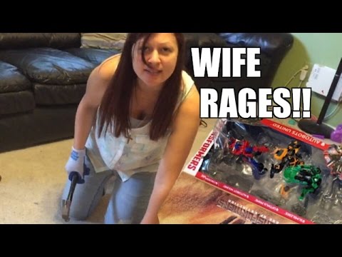 Raging Wife Smashes Platinum Edition Transformers Toys Youtube