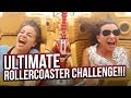 ULTIMATE ROLLER COASTER CHALLENGE!!!