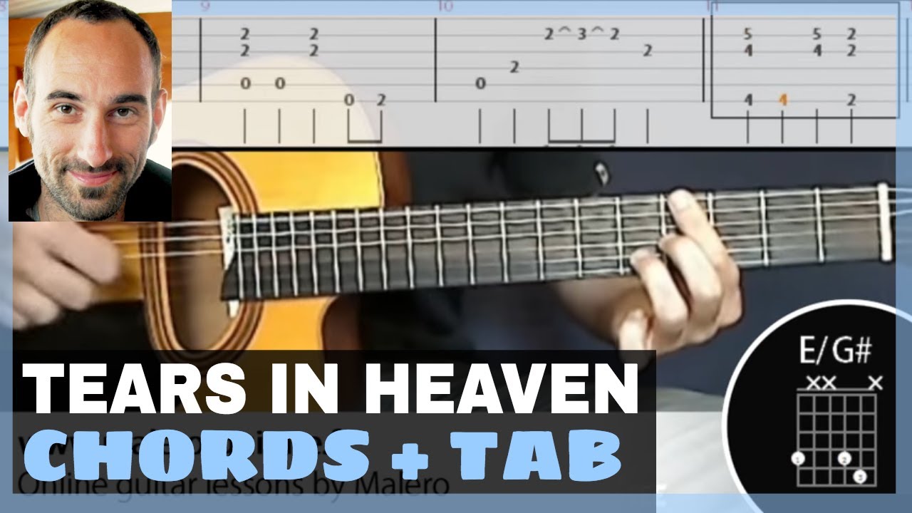 Tears In Heaven - Guitar Chords/Lyrics