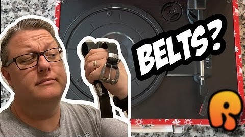 How to replace your record player belt!