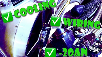 1000hp Supra Build | Part 3 | Tweak’d Performance Supra Engine Harness 2.0, PHR Radiator, 20AN Hose