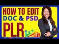How To Edit and Rebrand a PLR ebook Fast  🎁💰How To Edit and Rebrand PLR Products | Rebrand PLR ebook