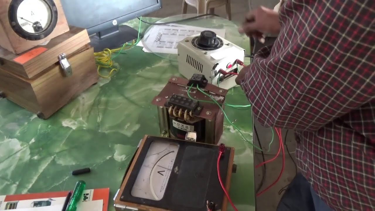 PRACTICAL ON TRANSFORMER  RATIO CALCULATION