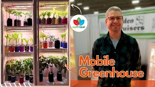 Indoor Greenhouse Cabinet with Grow Lights | Garden Cruisers x Happy Leaf LED