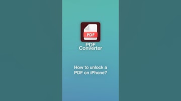 How to Unlock a PDF on iPhone?