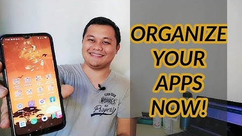 HOW I ORGANIZE APPS IN MY ANDROID PHONE | Categorizing, decluttering apps