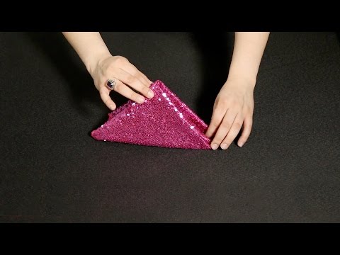 How to Create a Napkin Pyramid Fold