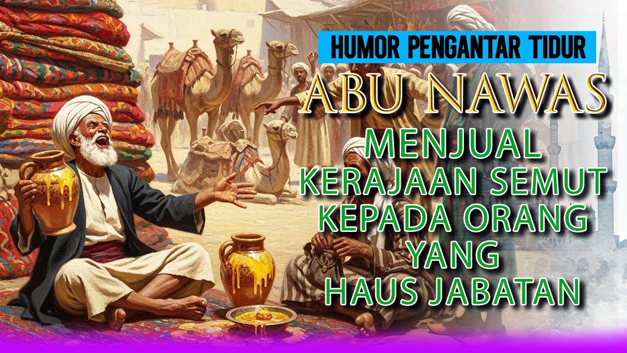 ABU NAWAS JUAL KERAJAAN SEMUT KEPADA ORANG YANG HAUS JABATAN II CERITA PENGANTAR TIDUR