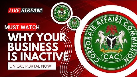 How to ACTIVATE your INACTIVE BUSINESS on CAC PORTAL | How to carry out Annual Returns Filing