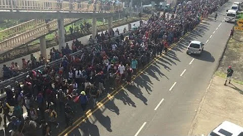 Honduras migrant caravan resumes march from Mexico to US - DayDayNews