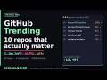 GitHub Trending 2026: The 10 Repos That Actually Matter