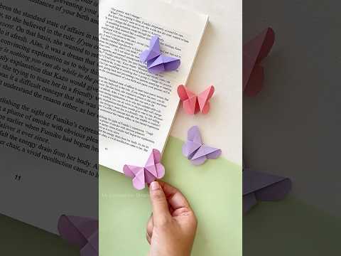 easy butterfly bookmark