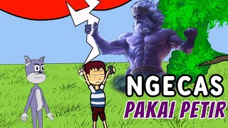 Animasi Lucu || Ngecas HP Pakai Petir
