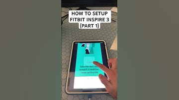 How to setup and connect Fitbit Inspire 3 (Part 1)