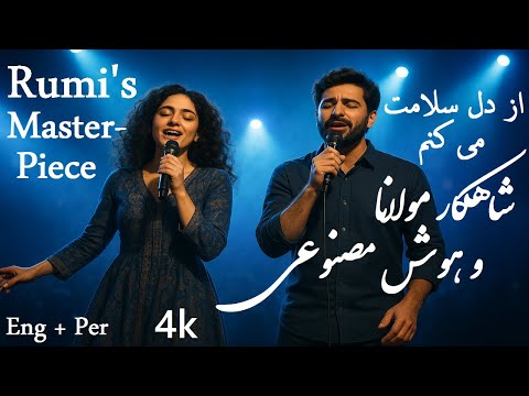 ای با من و پنهان چو دل دل سلامت می کنم عشق آرامش و شفا با مولانا    