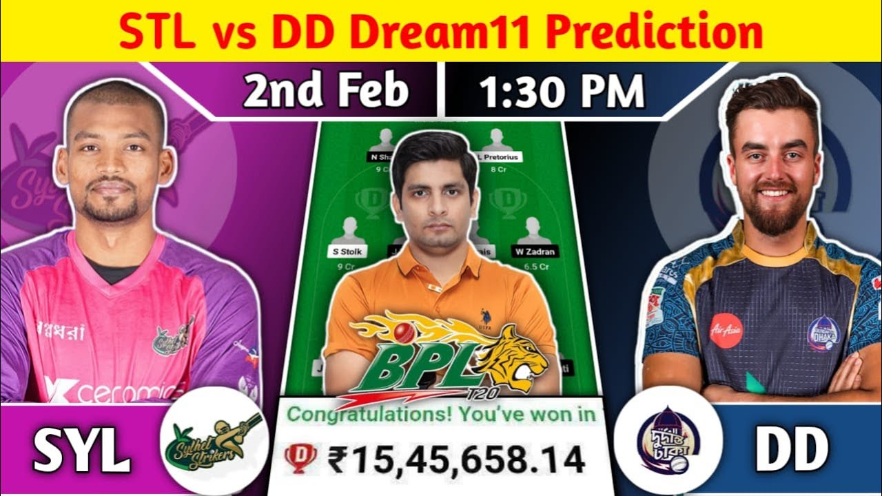SYL vs DD Dream11, SYL vs DD Dream11 Team, SYL vs DD Dream11 Prediction  Bangladesh Premier League 