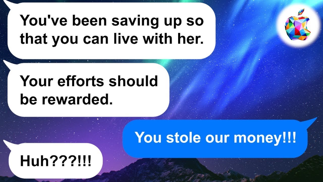 【Apple】The money I'd been saving for my sister's college fees have gone...My aunt has it coming...