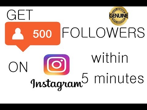 How to get 5000 followers on instagram? - YouTube