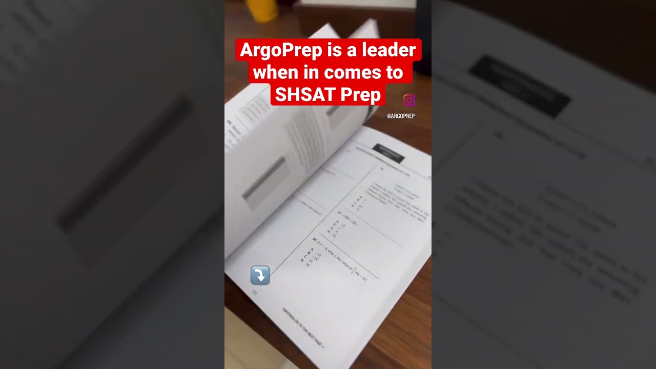 SHSAT Prep 2023-2024. Visit argoprep.com/shsat #shsat #shsattest #shsatprep #shorts #argoprep