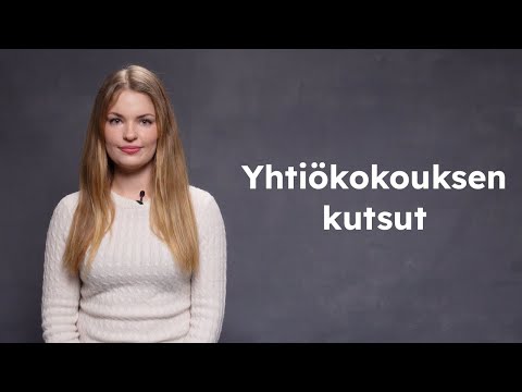 Video: Kuinka Laatia Valmistumisasiakirja