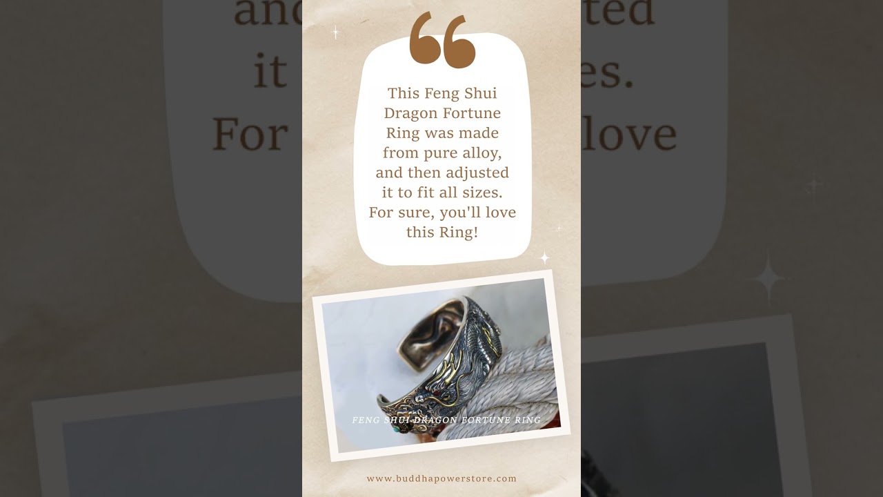 Feng Shui Dragon Fortune Ring