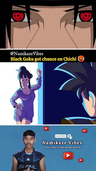 Black Goku Smash Chichi 🥵 #dragonball #namikazevibes #shorts