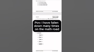 When I have fallen down many times on the math road…#maths #mathosai #ai #students #study #homework