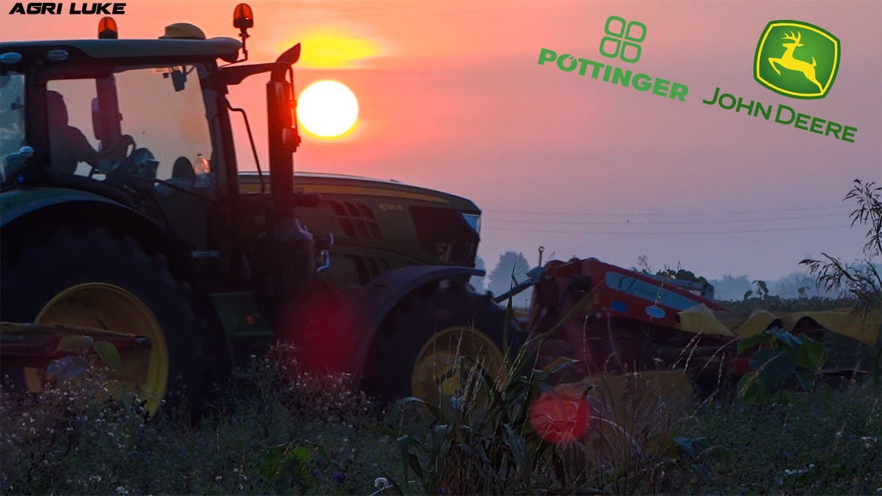 John Deere 6135R |  Pottinger Alpha Motion - Nova at | Erba Medica Biologica da Seme