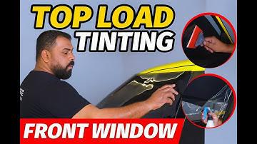 How to Tint Front Door Windows – Top Loading Method (Step-by-Step Guide)