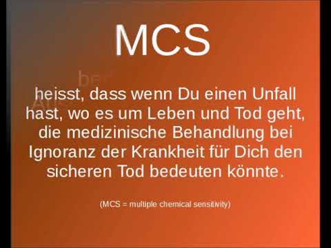 MCS Information/Was bedeutet diese Krankheit? - YouTube