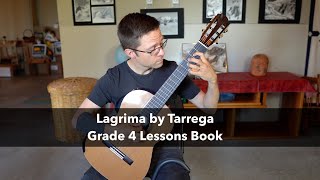 Grade 4 Lesson Lgrima Preludio by Trrega for Classical Guitar