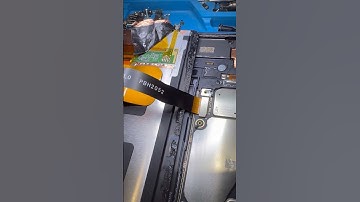 Samsung galaxy tab A7 no backlight fixed by resoldering the led flex that had a very small cut #fix