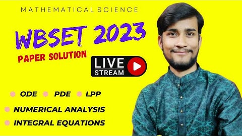 WBSET 2023 || Mathematics || Paper Solution #thelearningfield
