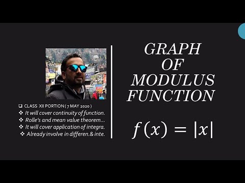 GRAPH OF MODULUS FUNCTION IN ENGLISH FOR ISC AND CBSE CLASS 12 STUDENTS ...