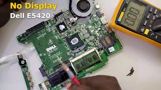 How to Diagnose Fault CPU Power Supply Chip, A Common Issue in Dell E5420 turns on and off