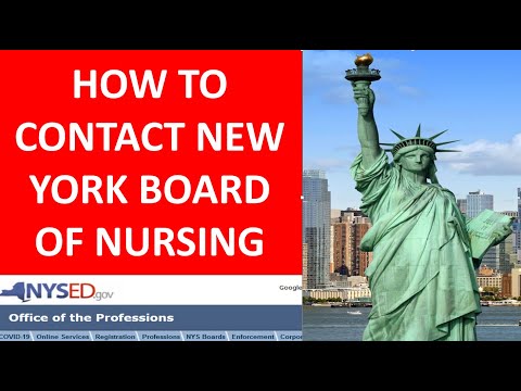 HOW TO CONTACT NEW YORK BOARD OF NURSING