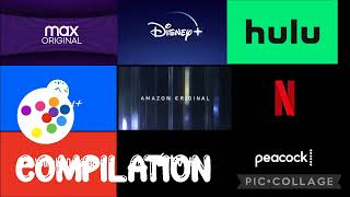 Steaming Service Originals - Logo Compilation Netflixhuluamazondisneyparamounthbo Maxetc
