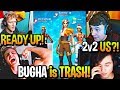 CLIX & BUGHA *RANDOMLY* ask TFUE & SYMFUHNY to 2v2 and THIS HAPPENED! (Fortnite)