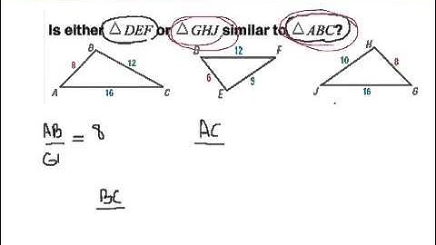 6.4 part 1 prove triangles similar sss sas