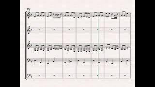 The Hora Medley (Brass Quintet Sheet Music Score)