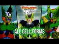 All cell forms showcase  dragon ball nexus roblox