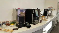 Phil Hopkins at Leeds Bradford Airport. Looking at the lounges