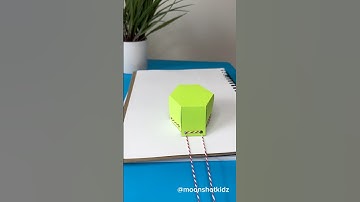 DIY Hexagonal 3D shapes math pull-up net tutorial with measurements