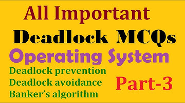 Deadlock in operating system || Operating system mcqs || smart mcqs part 3