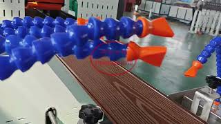 TONGSANHEGU recycled plastic PE WPC wall panel outdoor decoration board extrusion machine