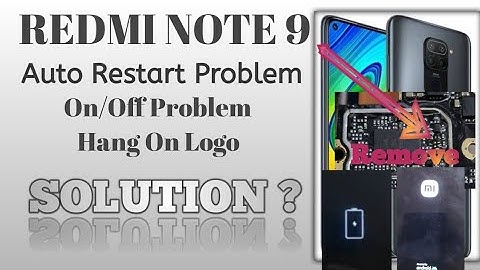 Redmi note 9 auto Restart problem solution || Redmi note 9 dead solution || Redmi note 9 solution