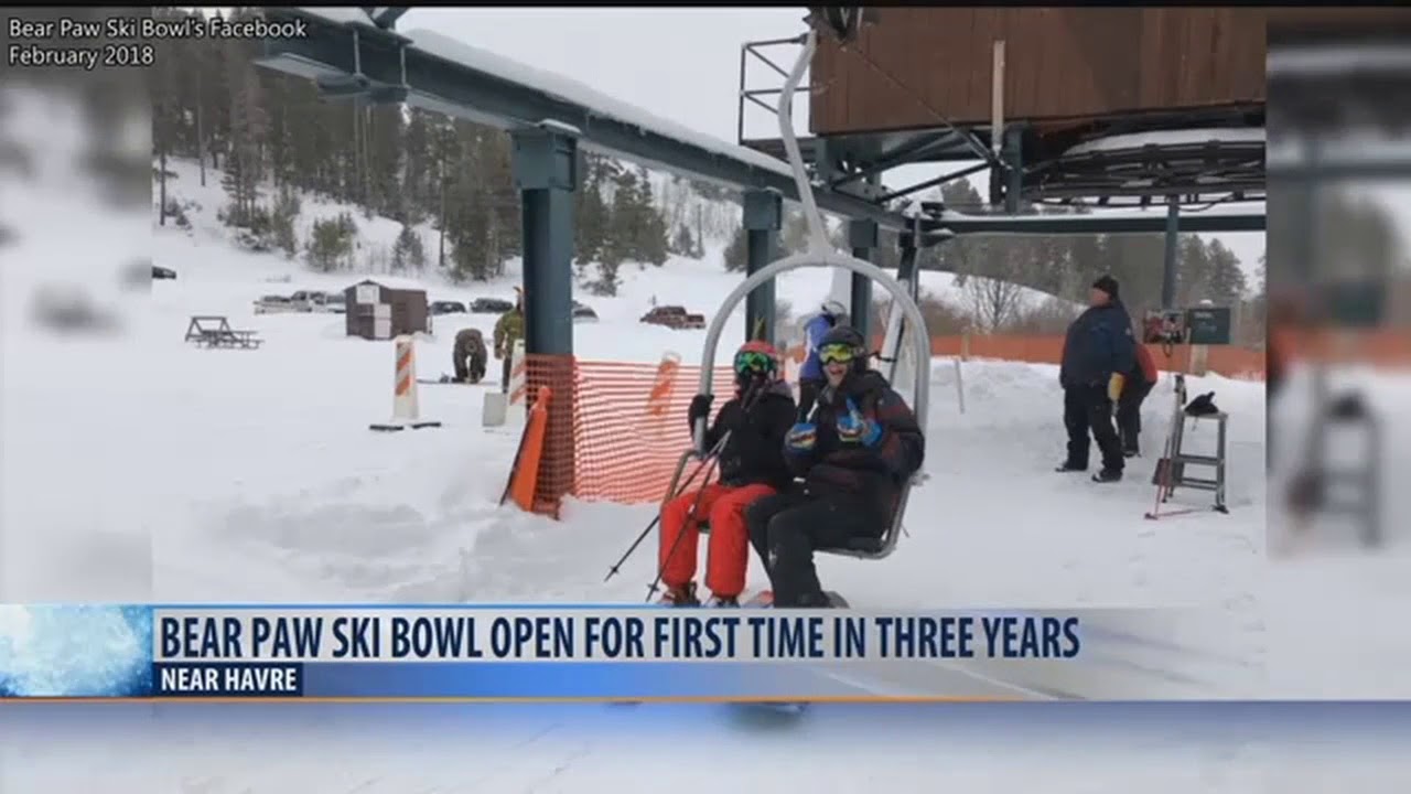 Bear Paw Ski Bowl opens for first time in three years YouTube